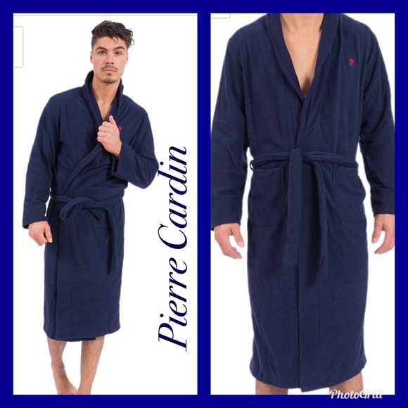 pierre cardin mens dressing gown